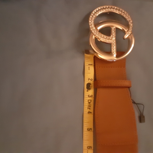 Rhinestone Pave Fashion Stretch Belt - Picture 6 of 9